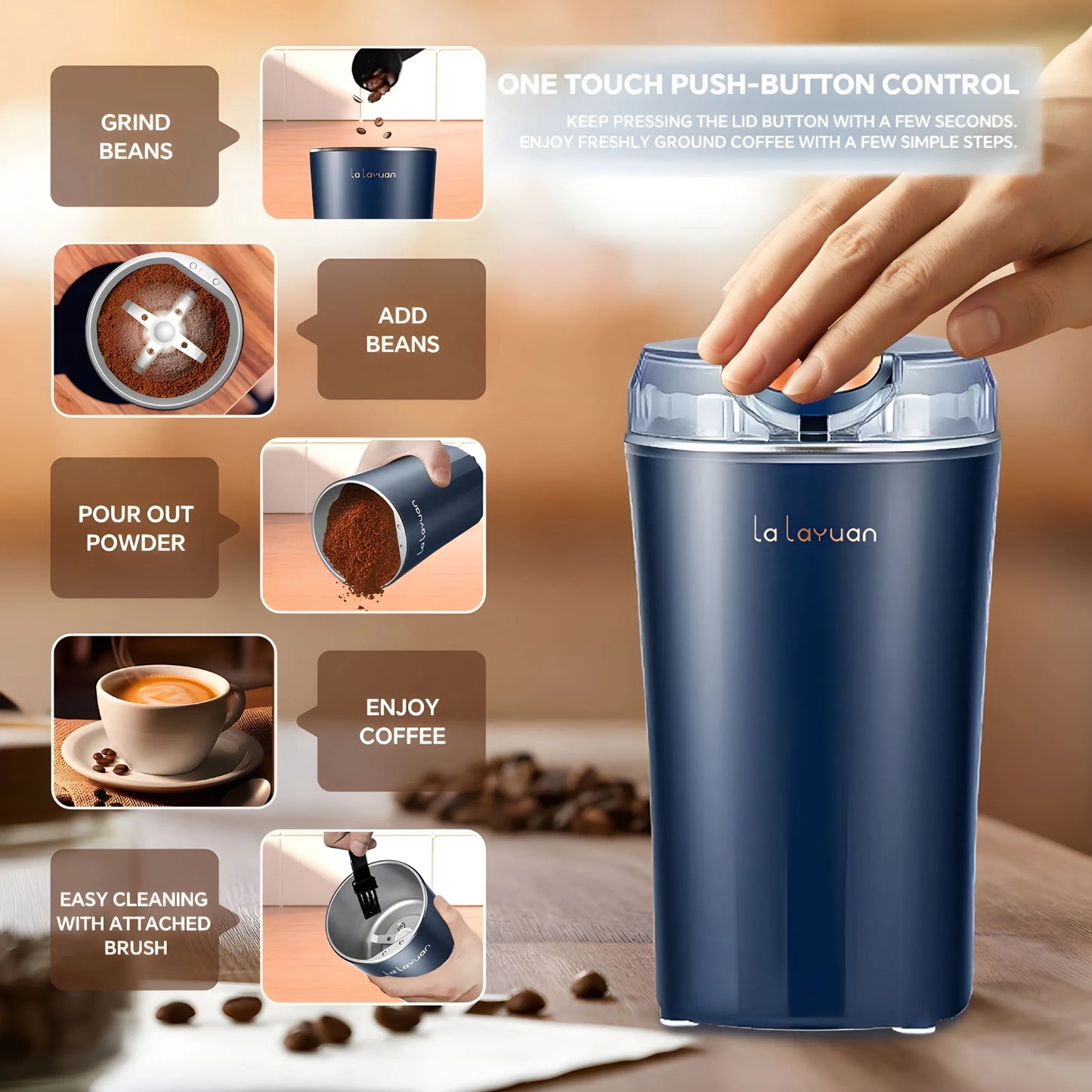 Imported 2 in 1 powder and paste Stainless Steel Multifunctional Electric Grinding Machine