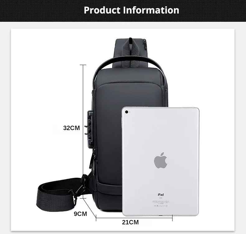 Multifunction Chest Bag ā Waterproof, Durable & Stylish