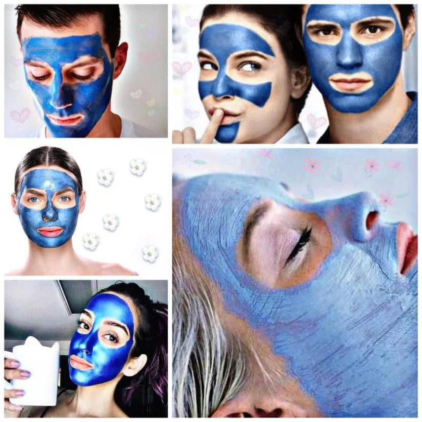 Imported Moroccan Beauty Blue Nila Powder Neela Mask for Glowing Skin Clay