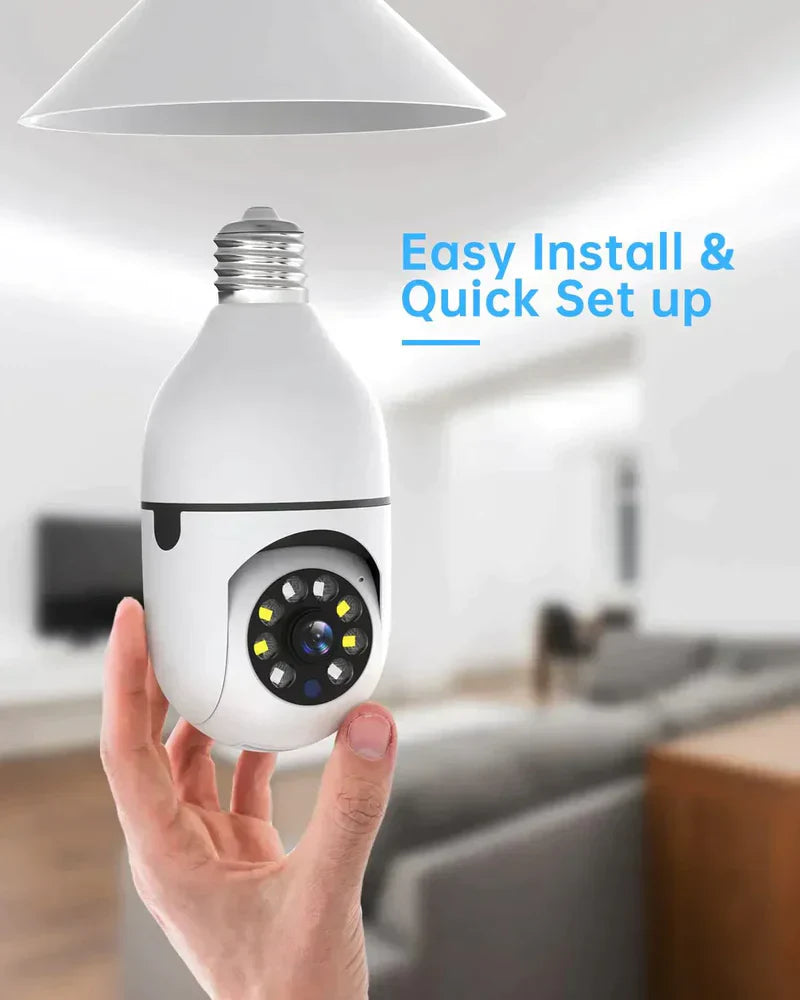 CCTV HD Bulb Camera (30-Days Replacement Guaranty)