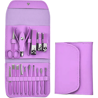 Original China imported 16 in 1 Manicure & Pedicure Kit with Leather Bag