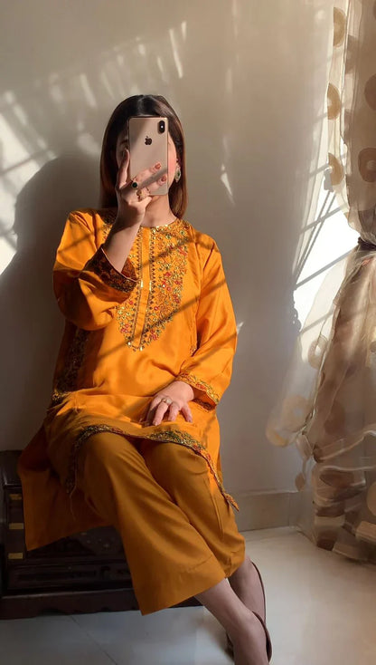 BAGH-E-BAHAR EMBROIDERY 2PCS STITCHED